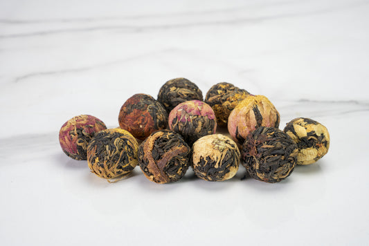 Blooming Tea Ball Set - Mixed Flavours